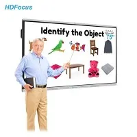 Pantalla de pantalla múltiple de panel plano interactivo de 75 pulgadas